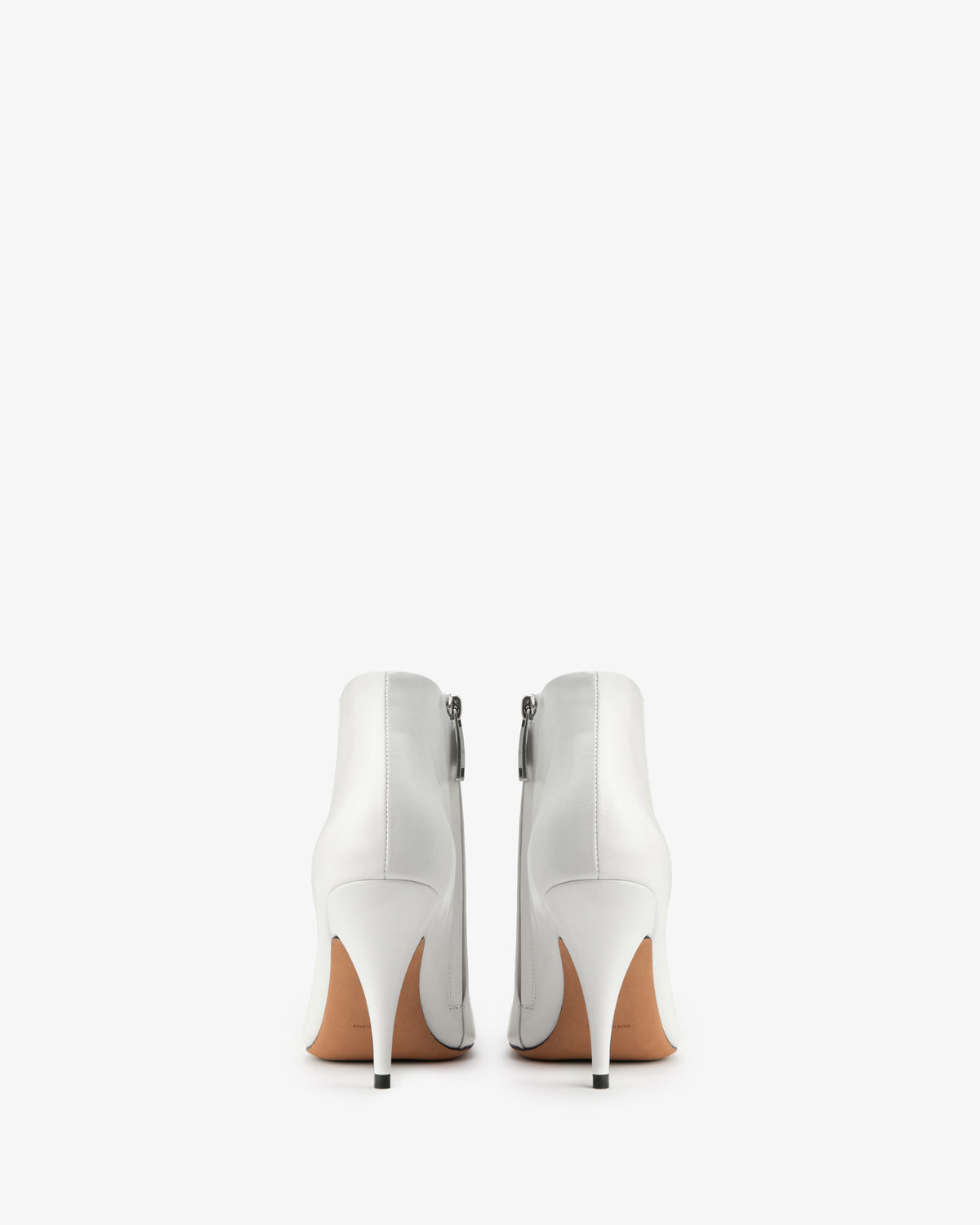 Credo Ankle Boot White Creased Leather