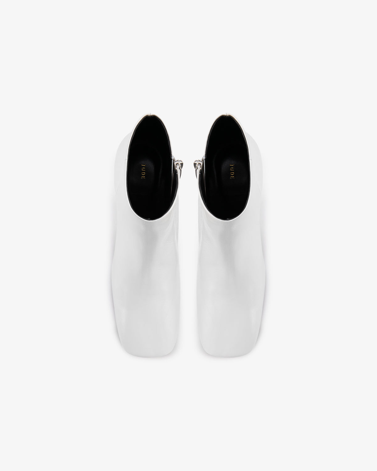 Credo Ankle Boot White Creased Leather
