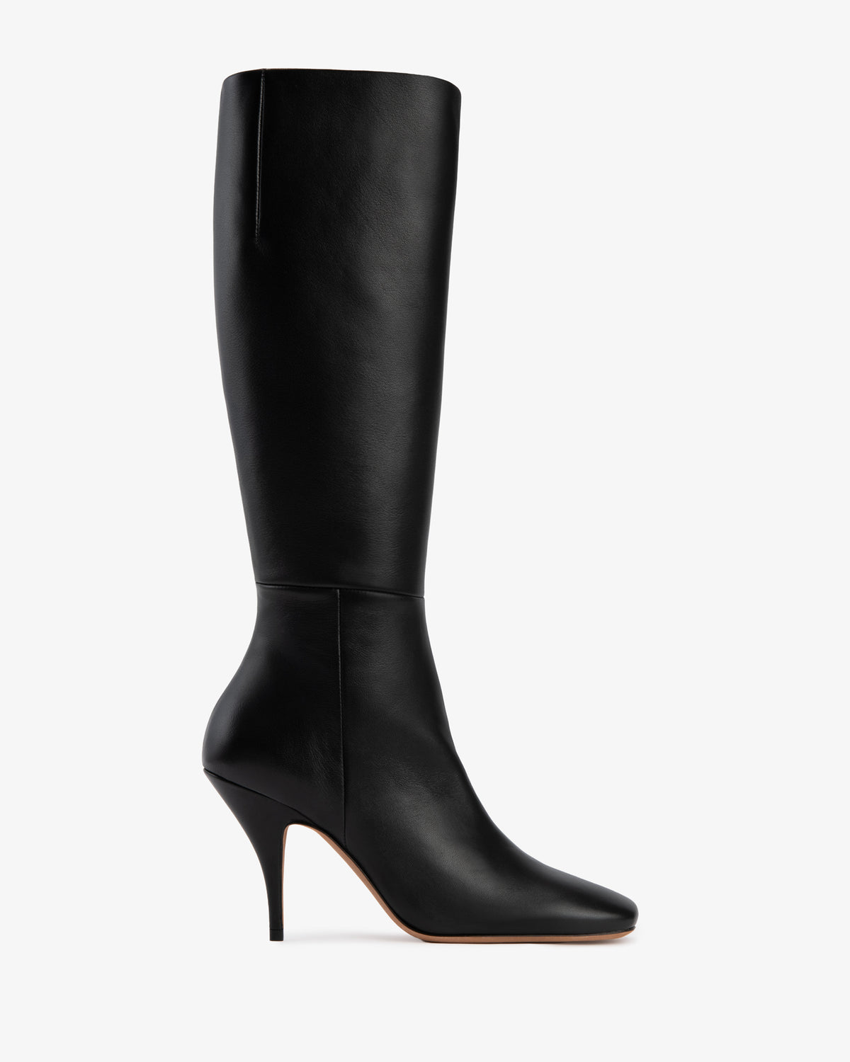 Credo Knee Boot Black Lamb Leather
