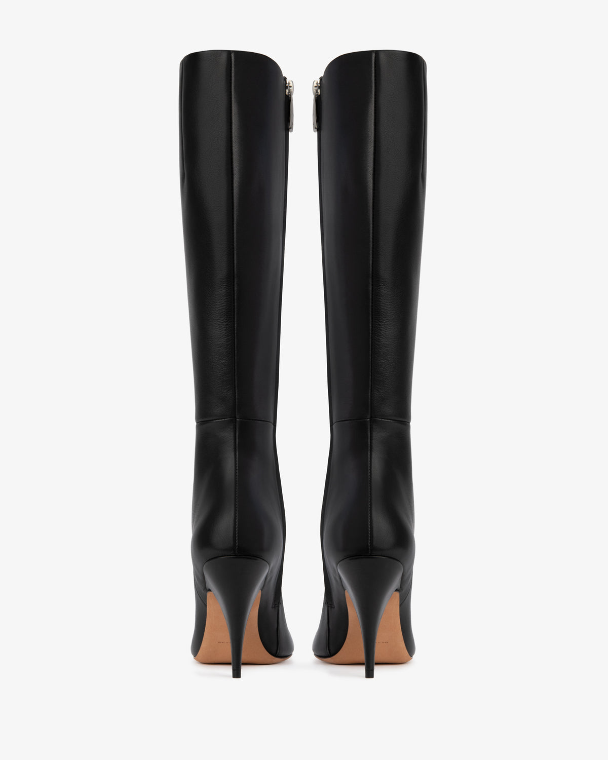 Credo Knee Boot Black Lamb Leather