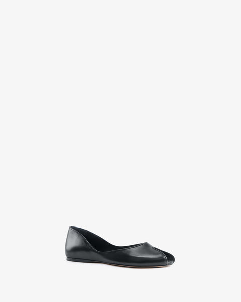 Date Ballerina Black Leather - Second Image