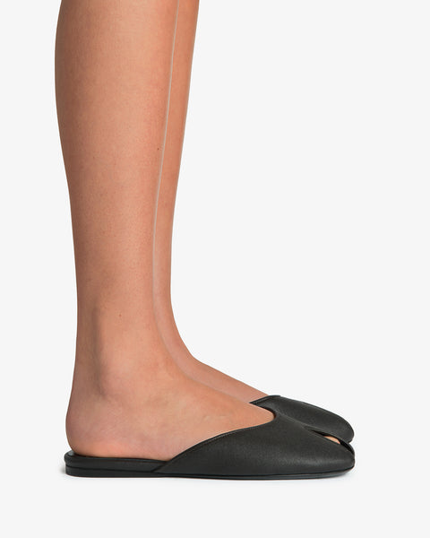 Date Flat Espresso Leather