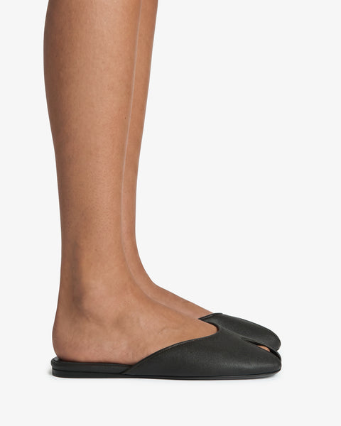Date Flat Espresso Leather
