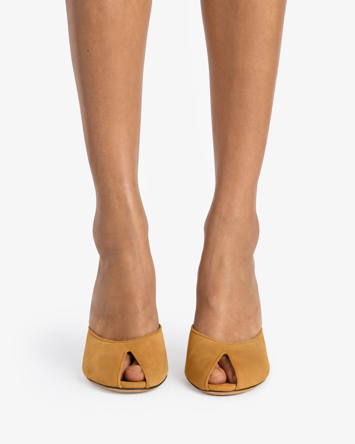Date Mule Tan Nubuck Leather