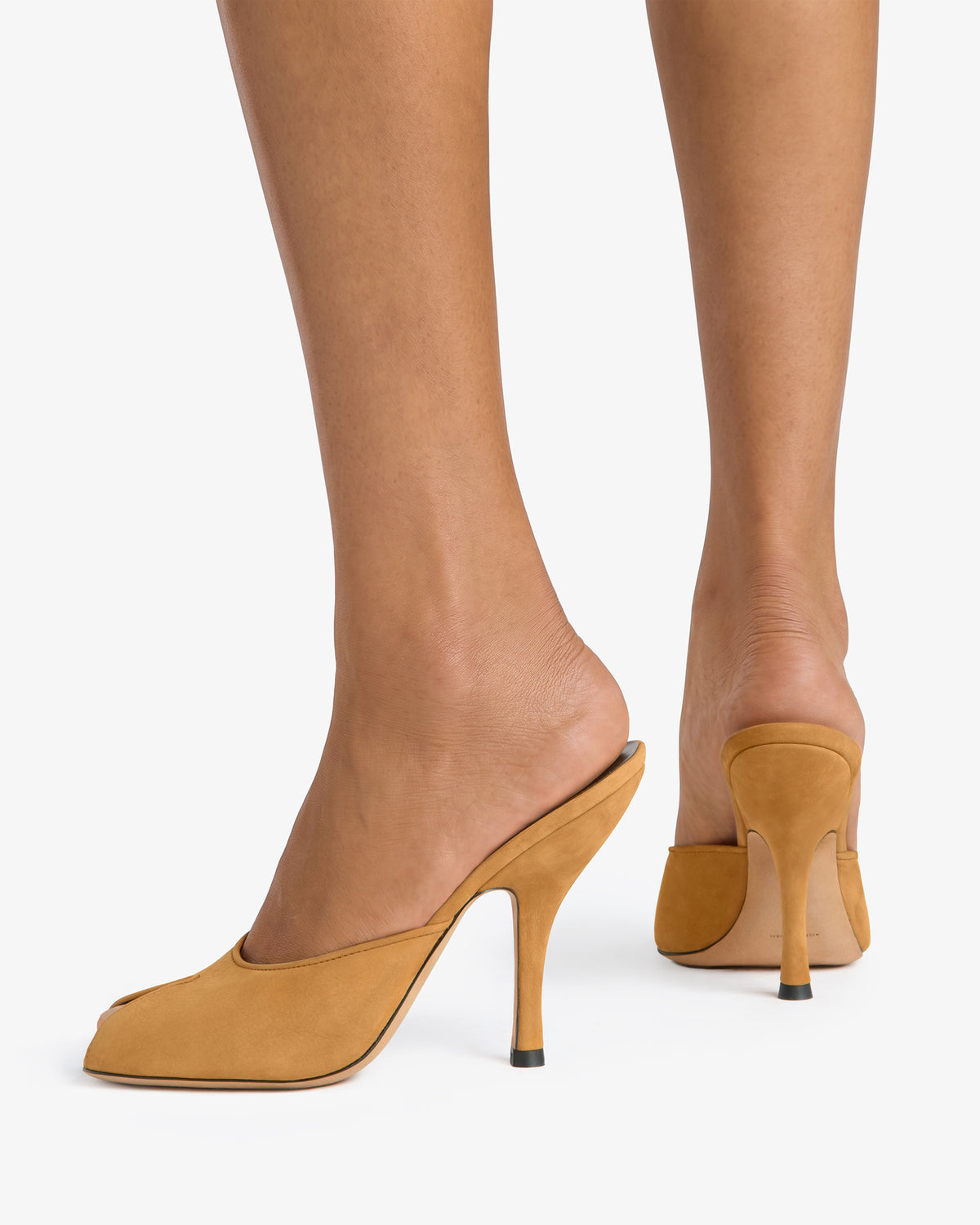 Date Mule Tan Nubuck Leather