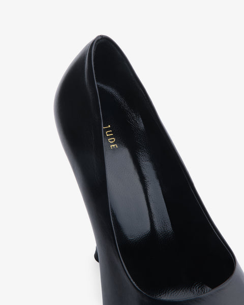 Date Pump Black Leather