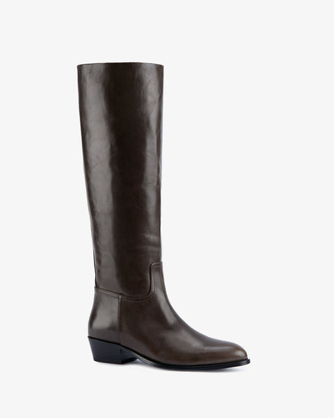 Den Knee Boot Mocha Leather
