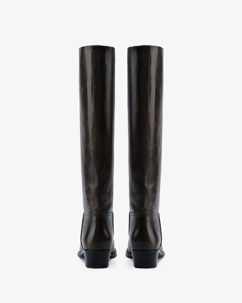 Den Knee Boot Mocha Leather