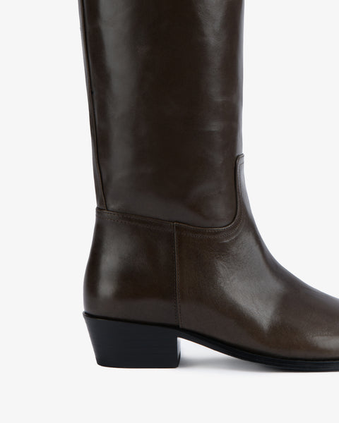 Den Knee Boot Mocha Leather