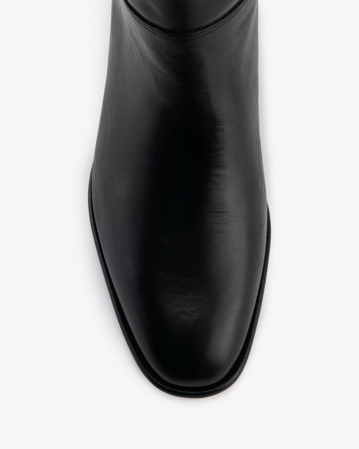 Dor Mid Calf Boot Black Leather