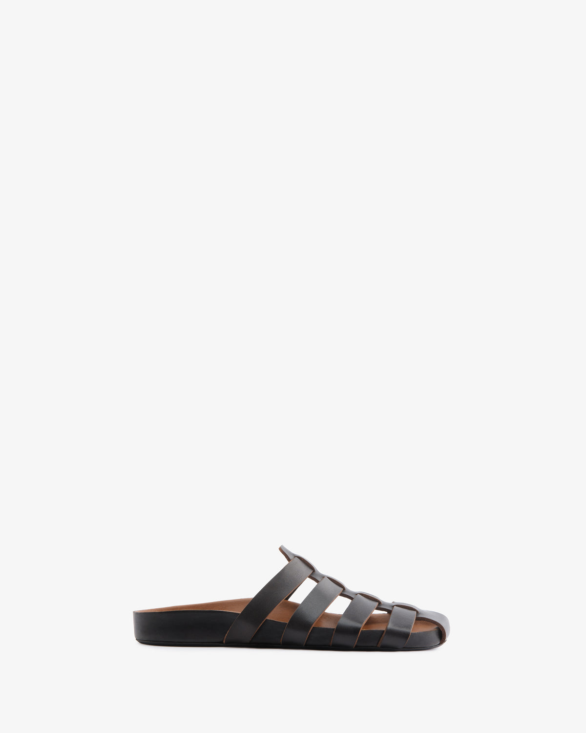 Dusty Flat Brown Leather