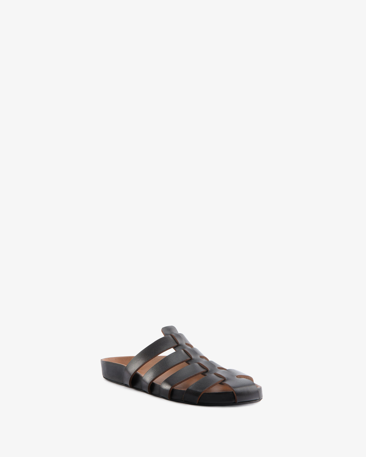 Dusty Flat Brown Leather