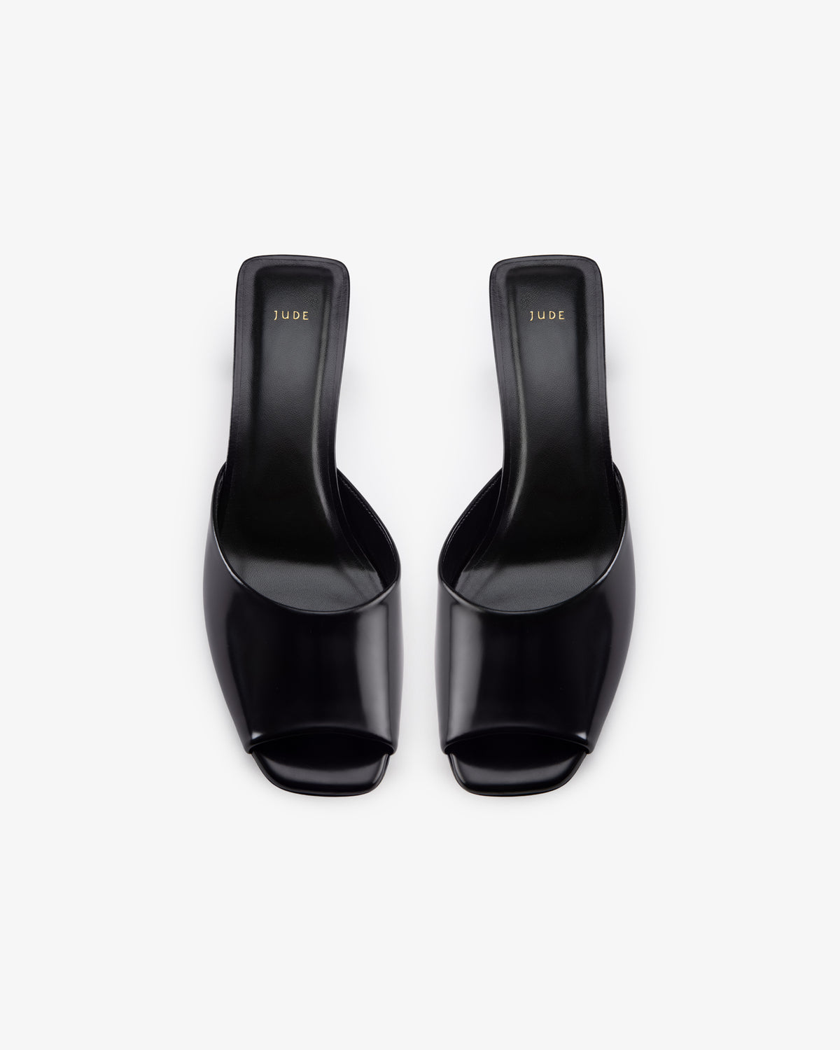 Ease Mule Black Brushed Leather