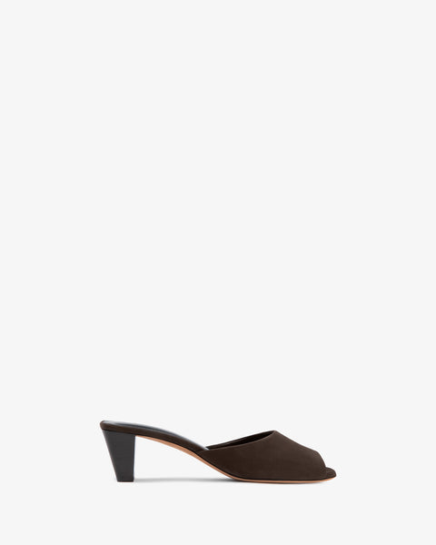 Ease Mule Brown Nubuck Leather