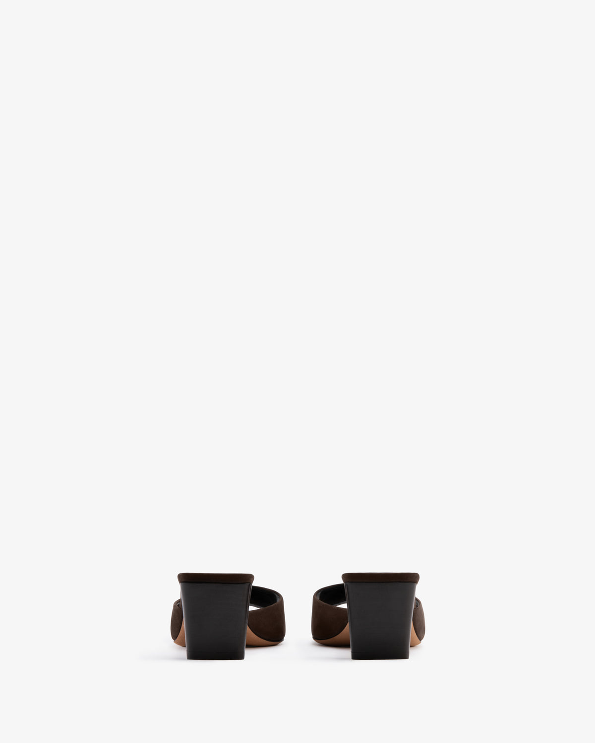 Ease Mule Brown Nubuck Leather