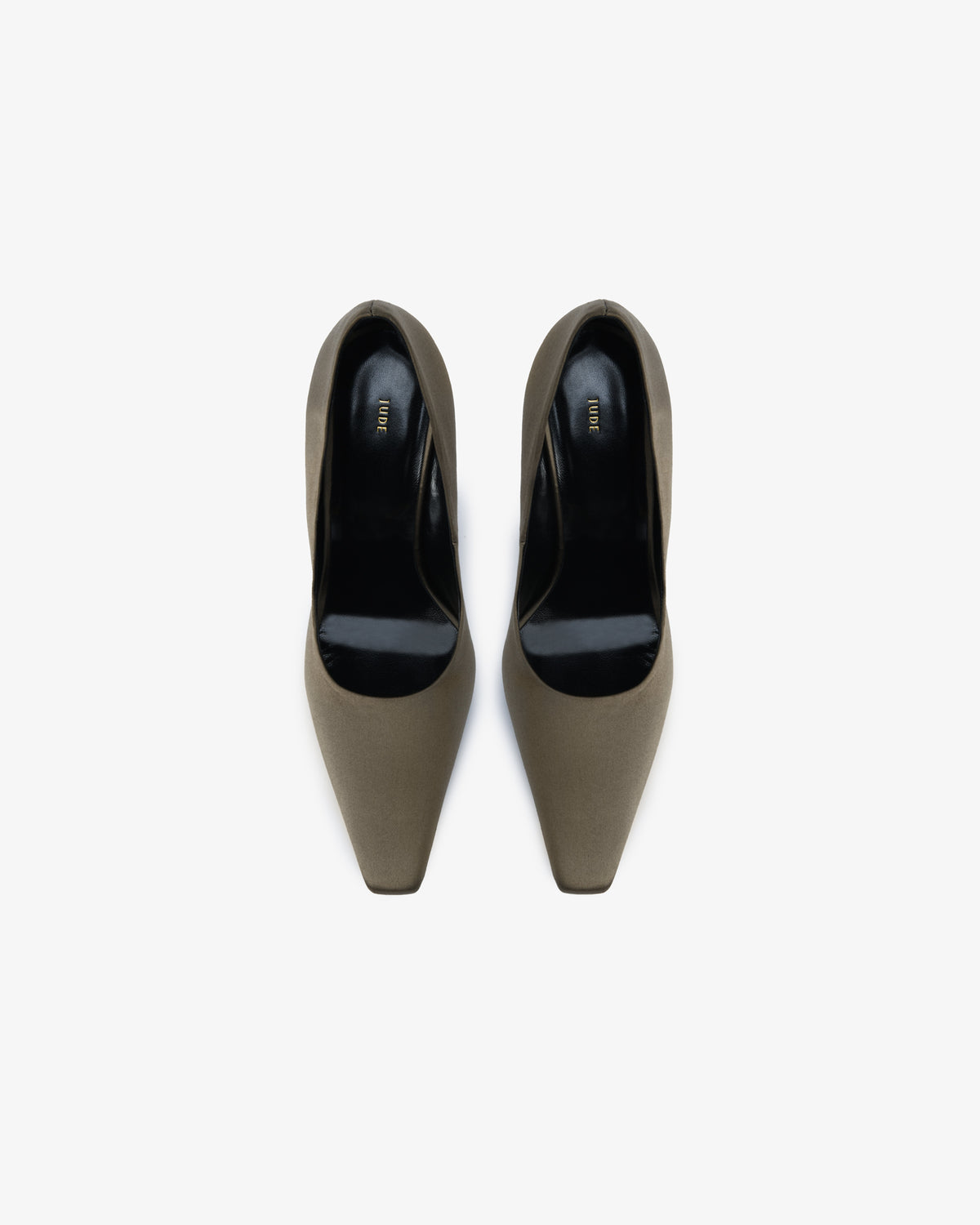 Fame Pump Khaki Silk