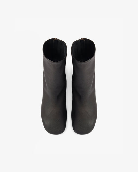 floor ankle boot in espresso leather