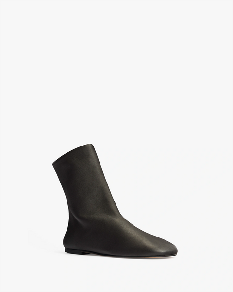 floor ankle boot in espresso leather - Second Image