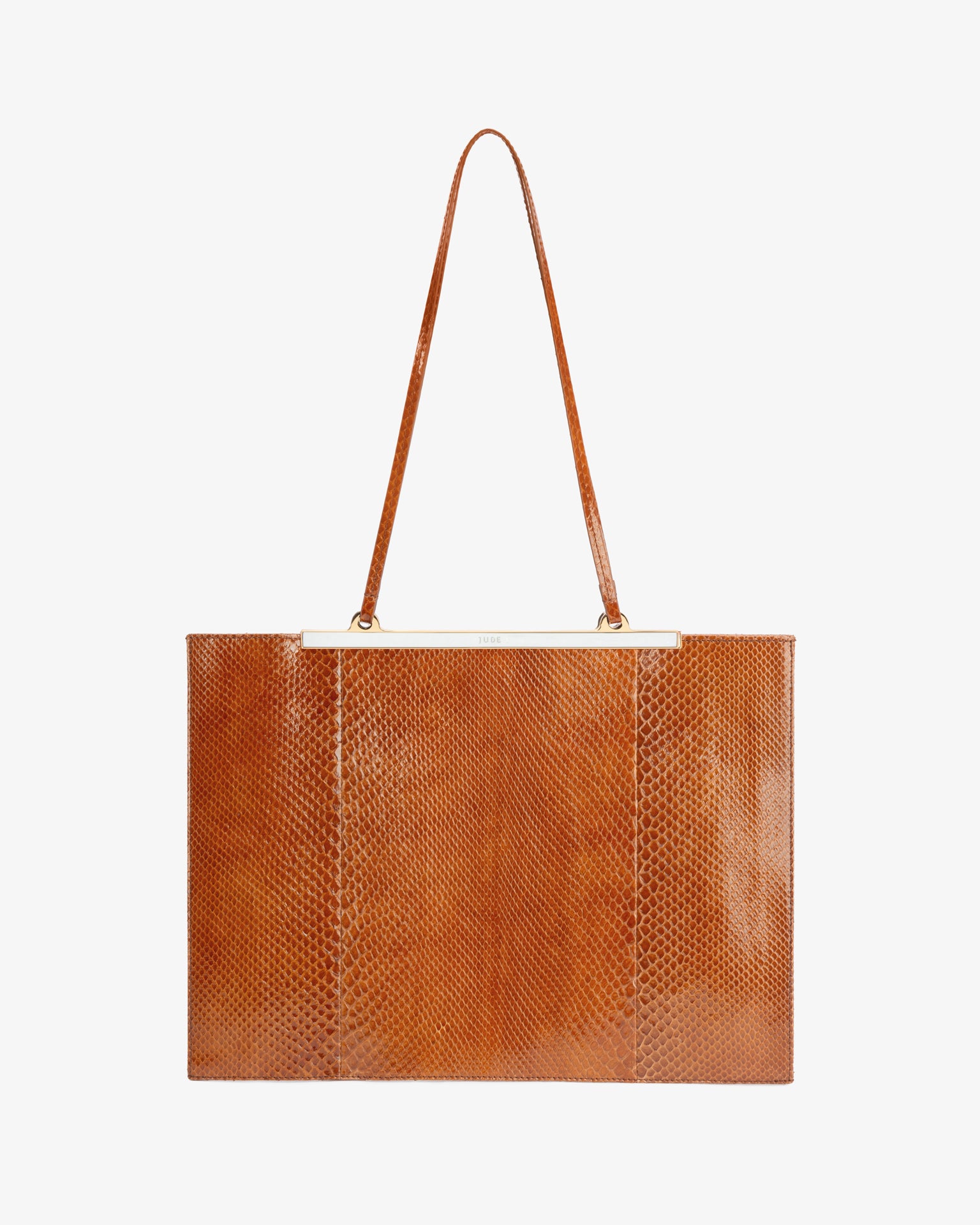 Gaia Bag Black Python Leather – JUDE