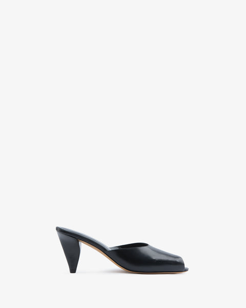 Gild Mule Black Leather