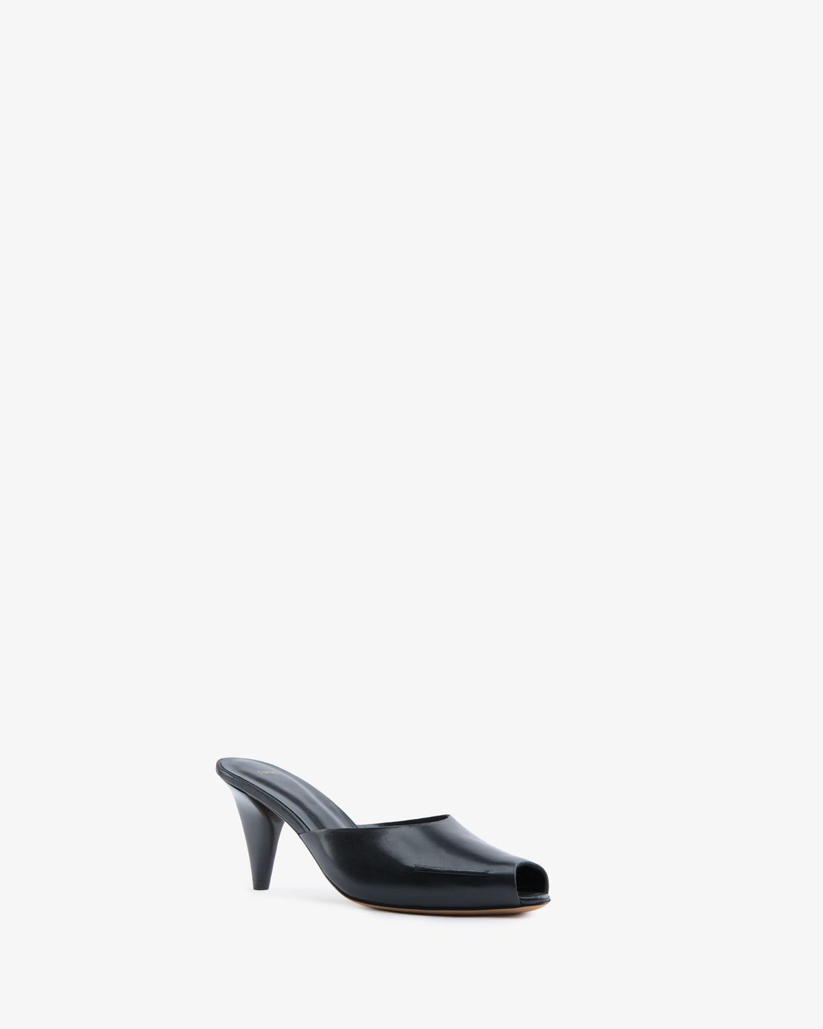Gild Mule Black Leather