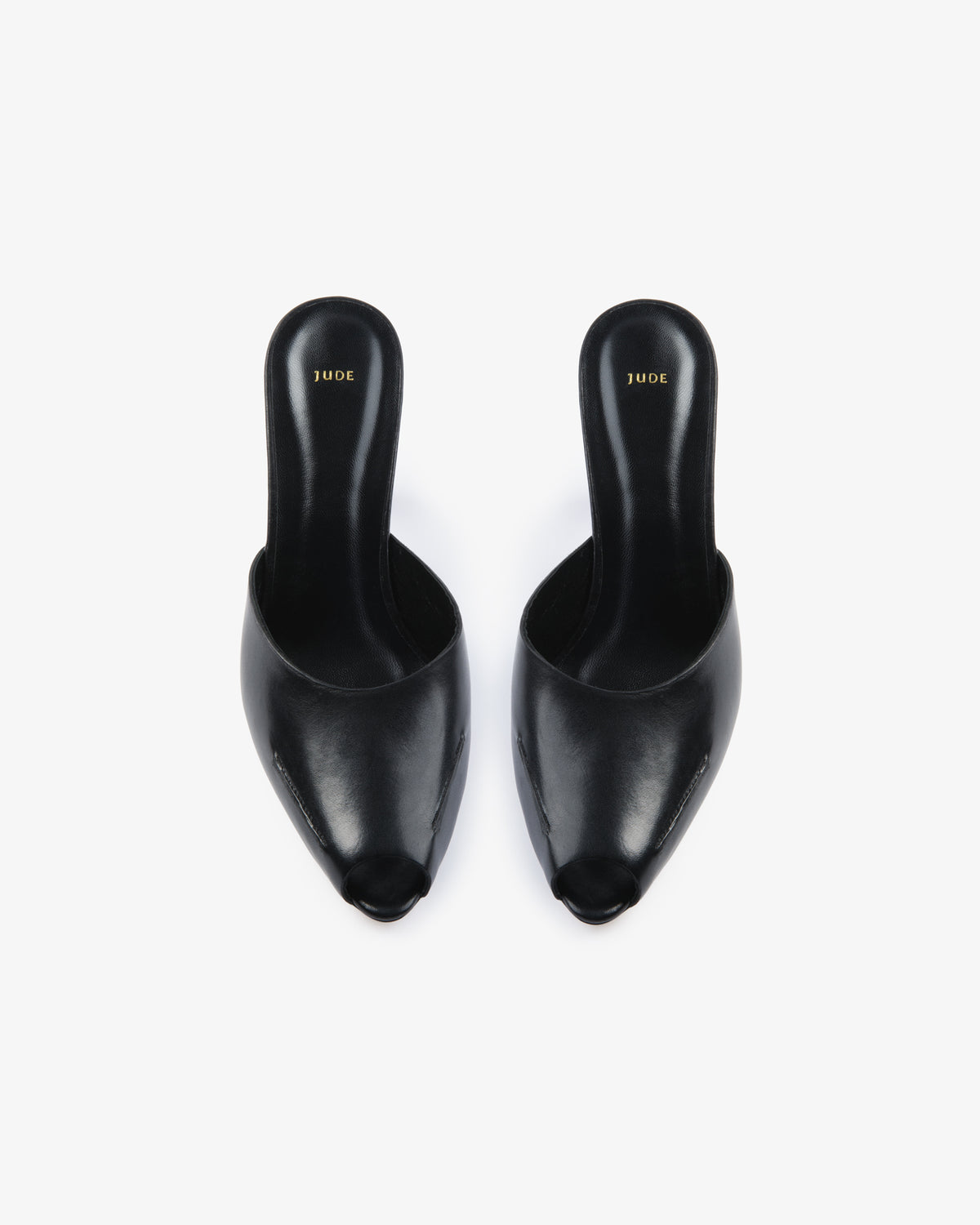 Gild Mule Black Leather