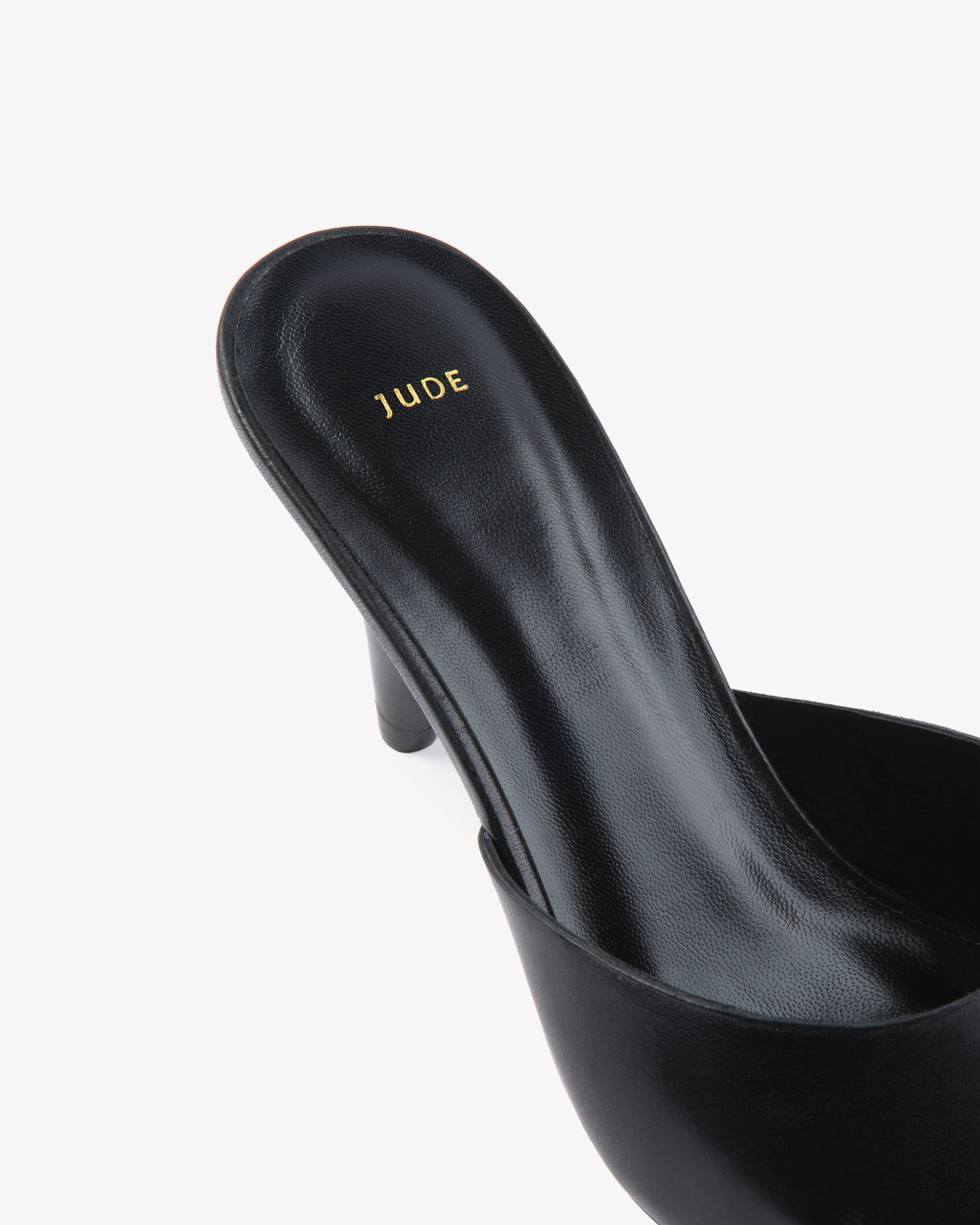 Gild Mule Black Leather