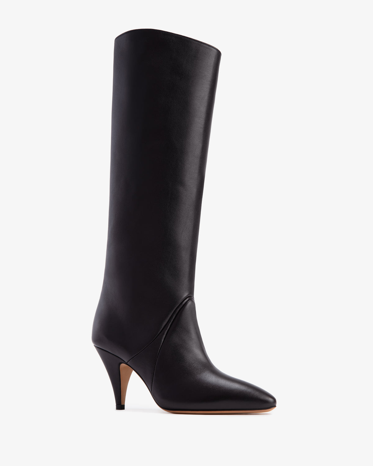 Haze Knee Boot Indigo Creased Leather