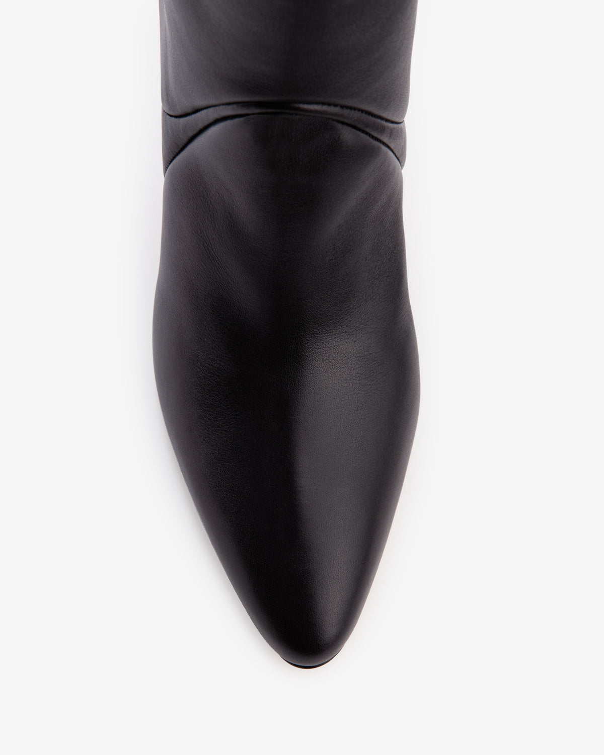 Haze Knee Boot Indigo Creased Leather