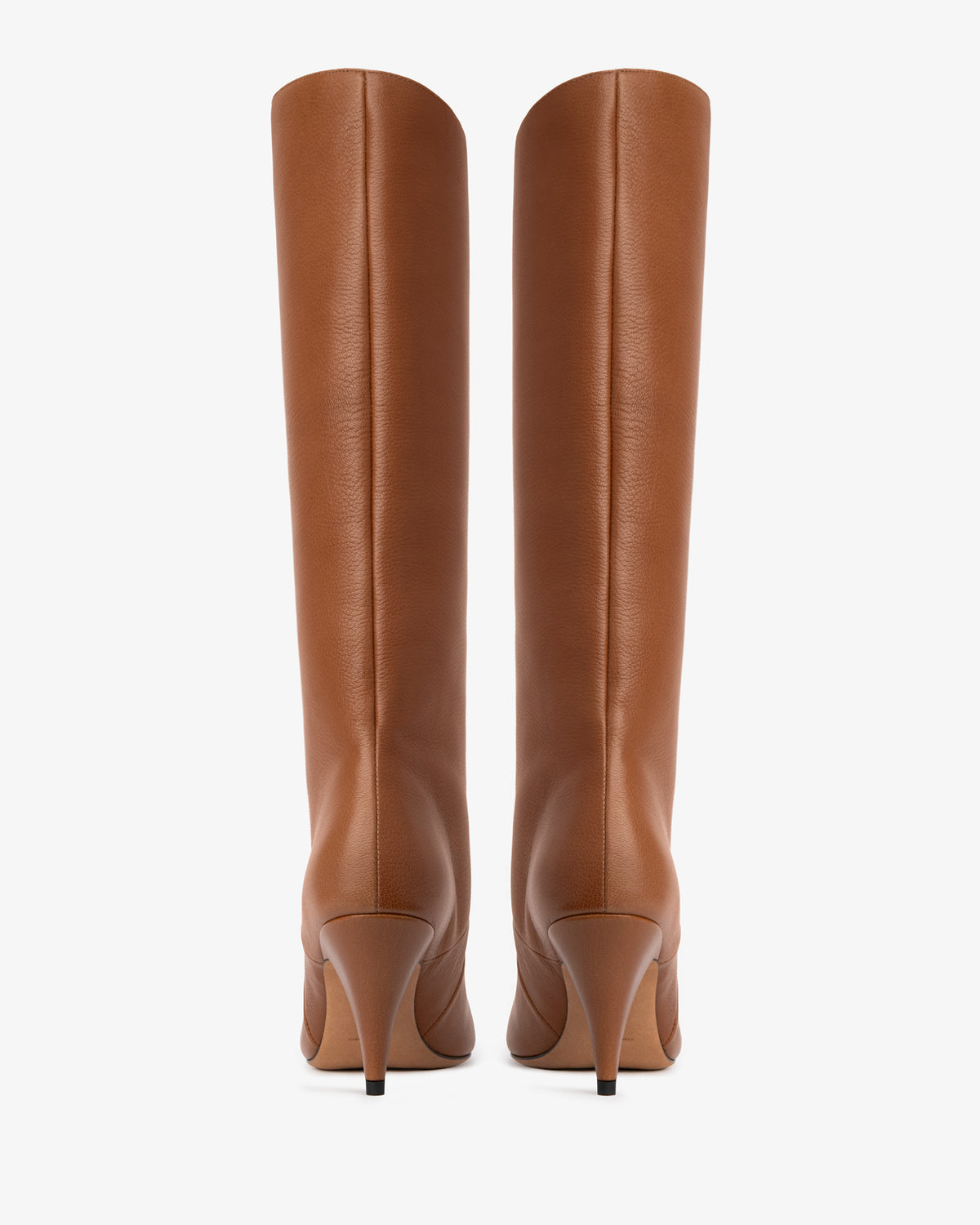 Haze Knee Boot Tan Grained Leather