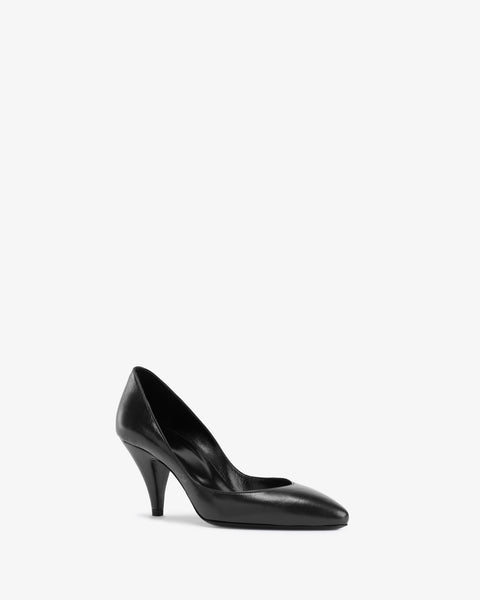 Haze Pump in Black leather - Second Image