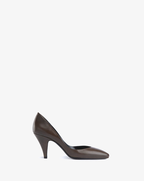haze pump in mocha leather – JUDE