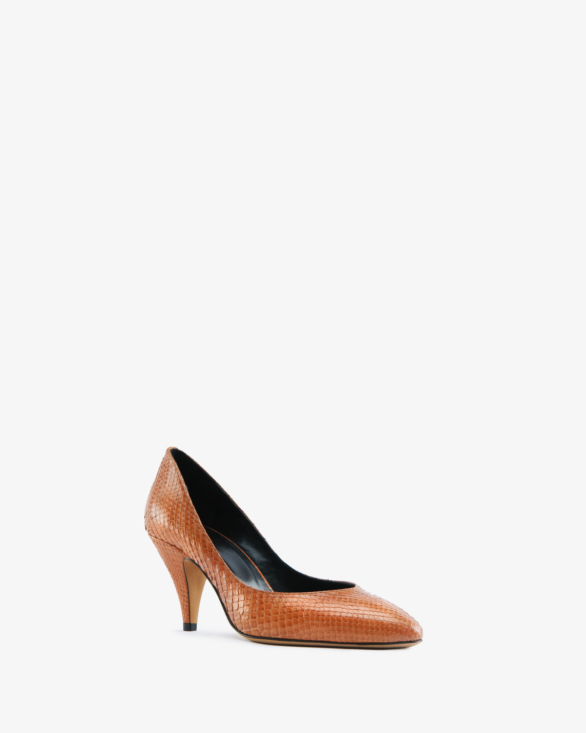 Haze Pump Tan Python Leather