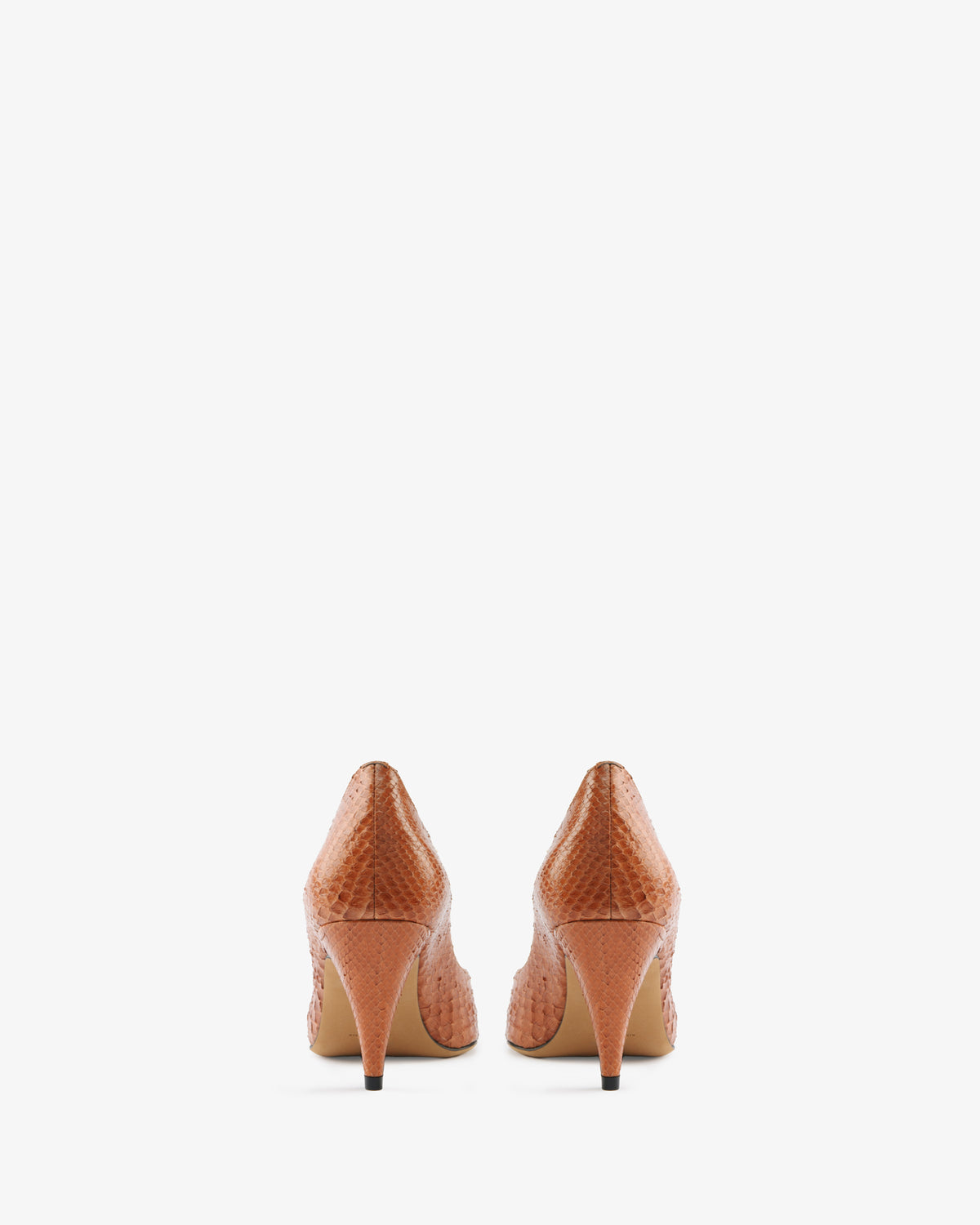 Haze Pump Tan Python Leather