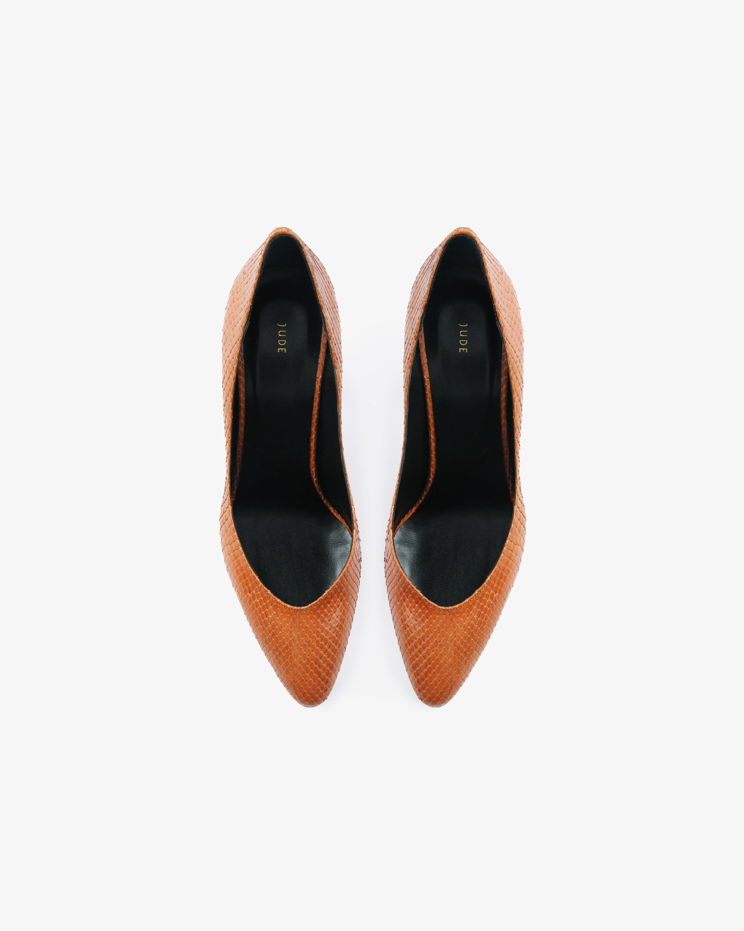 Haze Pump Tan Python Leather – JUDE
