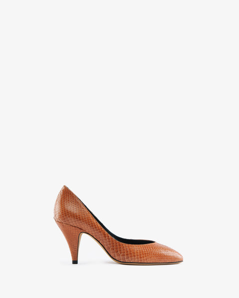 Haze Pump Tan Python Leather – JUDE