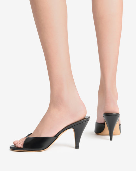 Haze Sandal Black Leather
