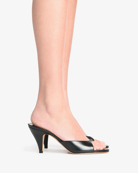Haze Sandal Black Leather