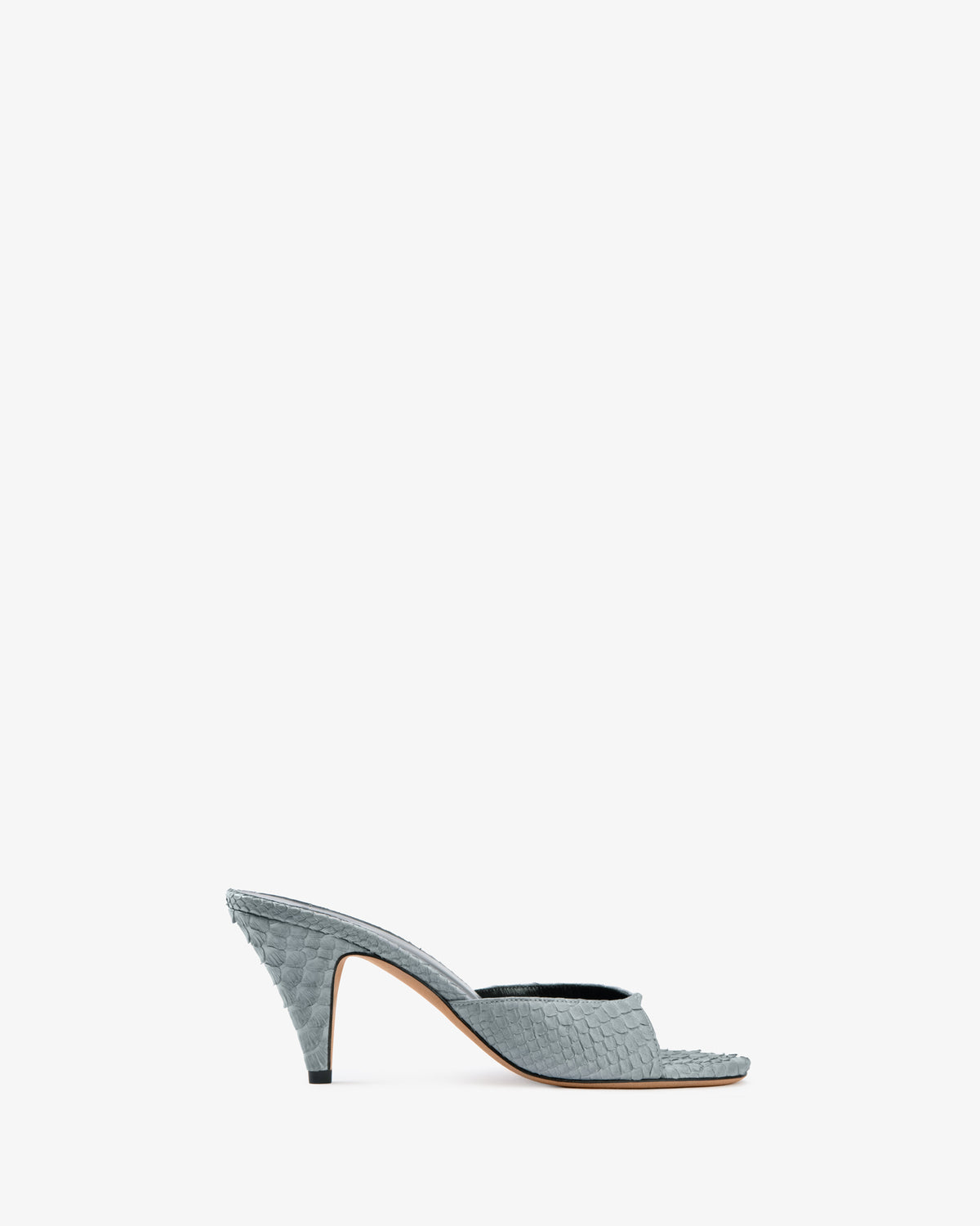 Haze Sandal Grey Python Leather