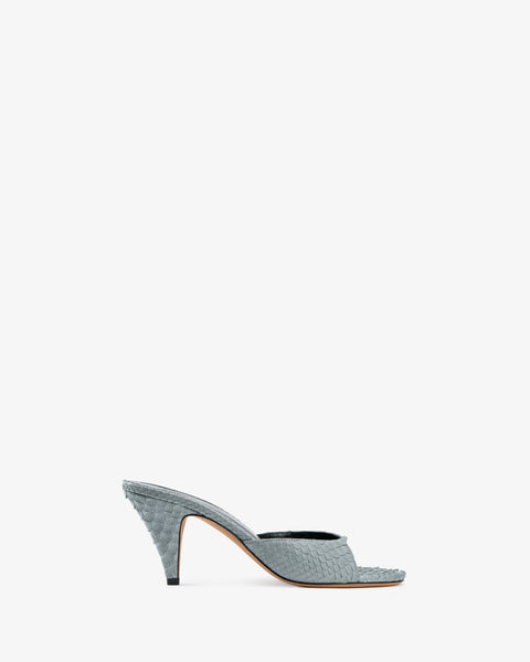 Haze Sandal Grey Python Leather