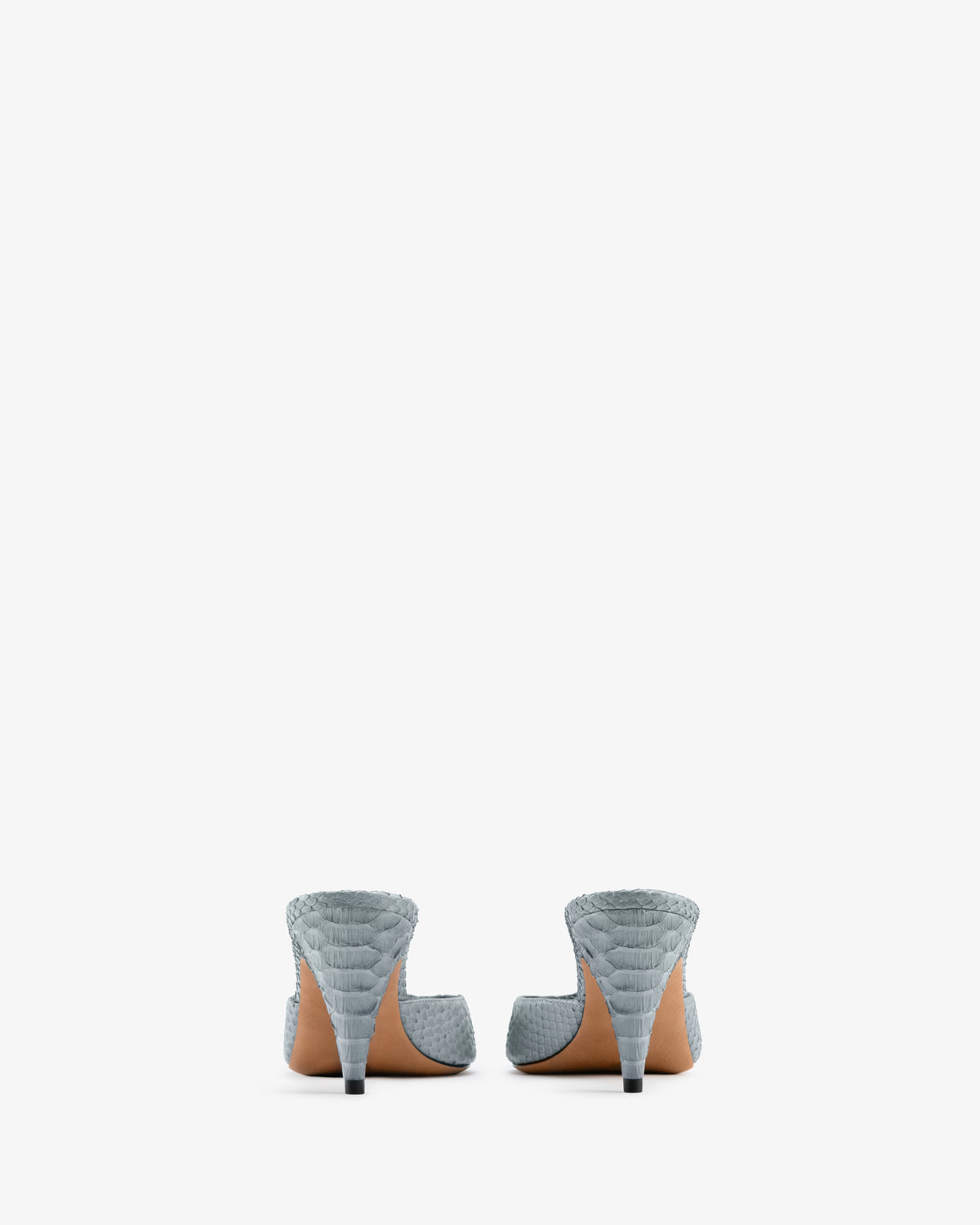 Haze Sandal Grey Python Leather