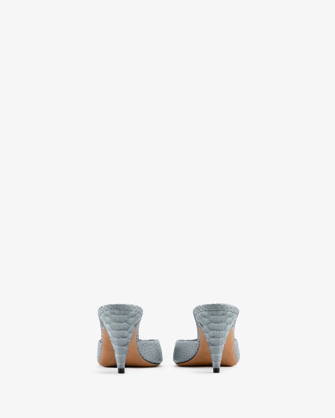 Haze Sandal Grey Python Leather