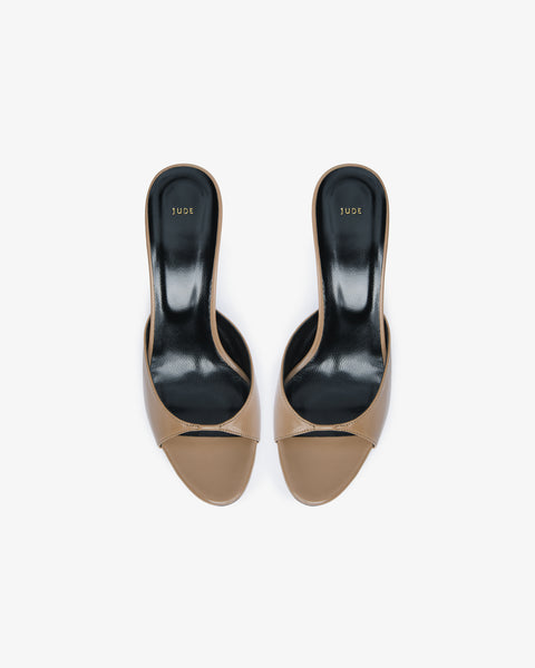 Haze Sandal Beige Leather