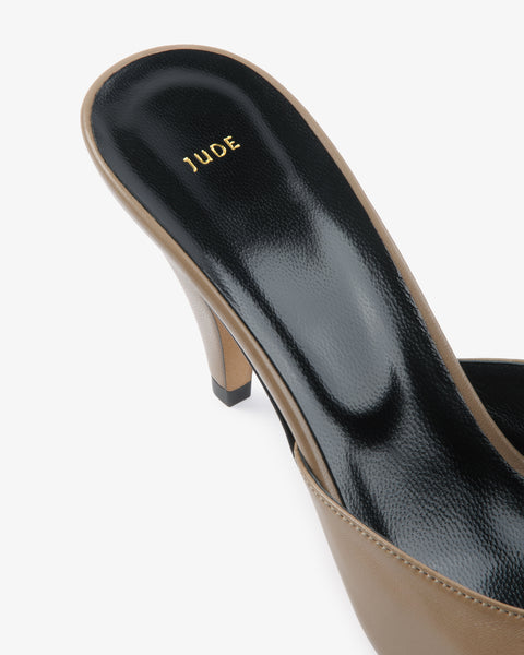 Haze Sandal Beige Leather