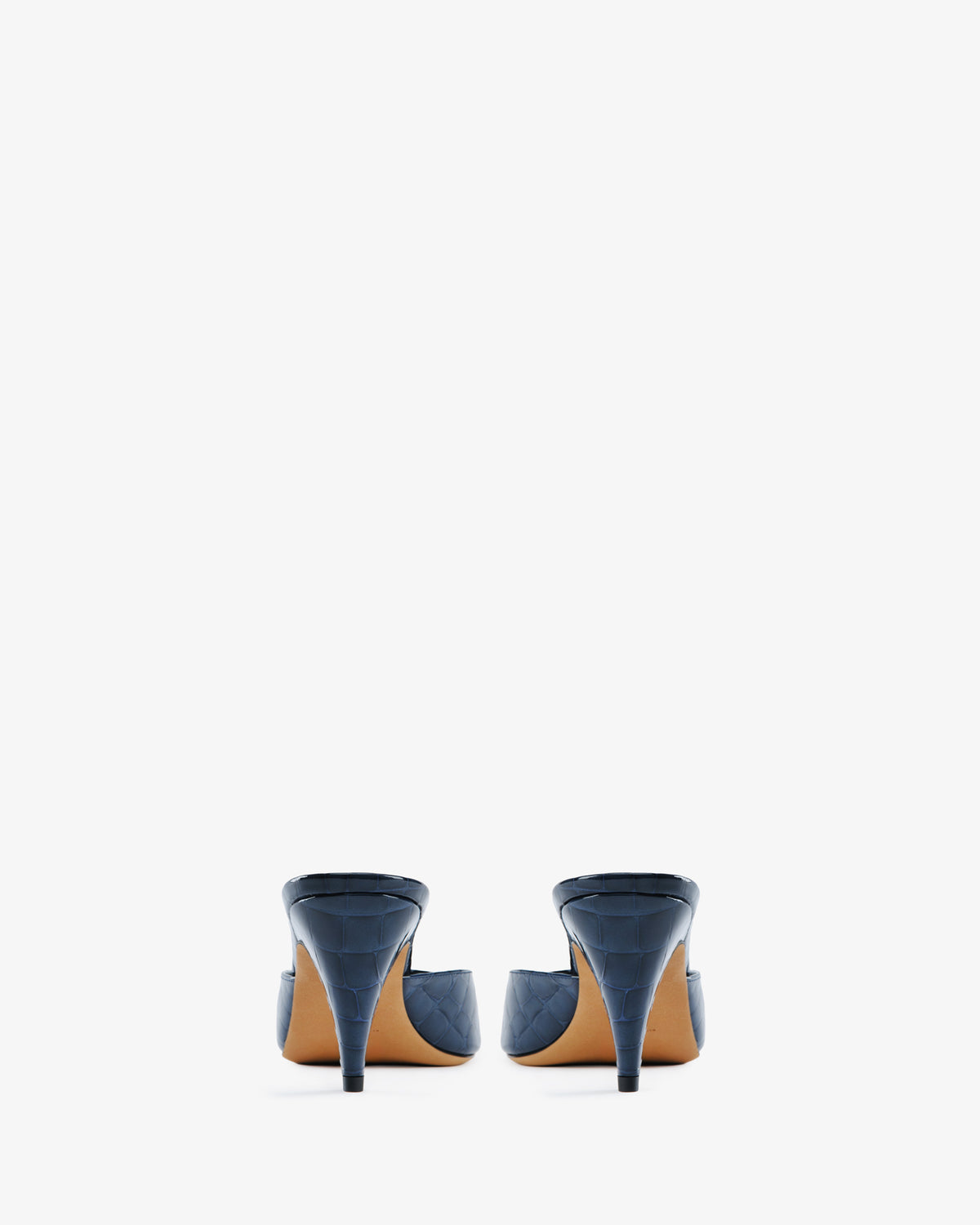 Haze Sandal Ink Croc Embossed Leather