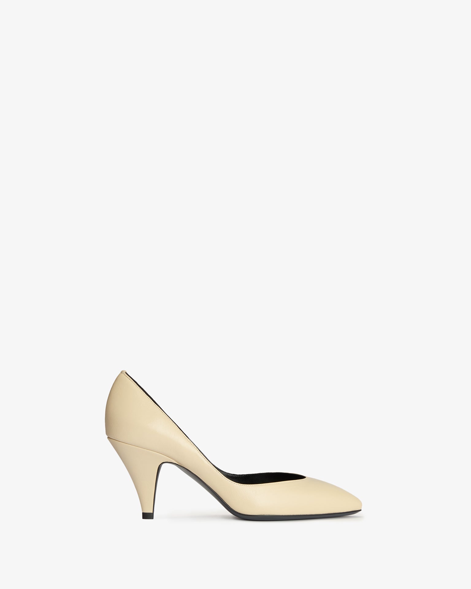 Haze Pump in Ivory Creased Leather – JUDE