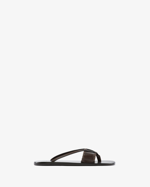 Helena Flat Mocha Leather