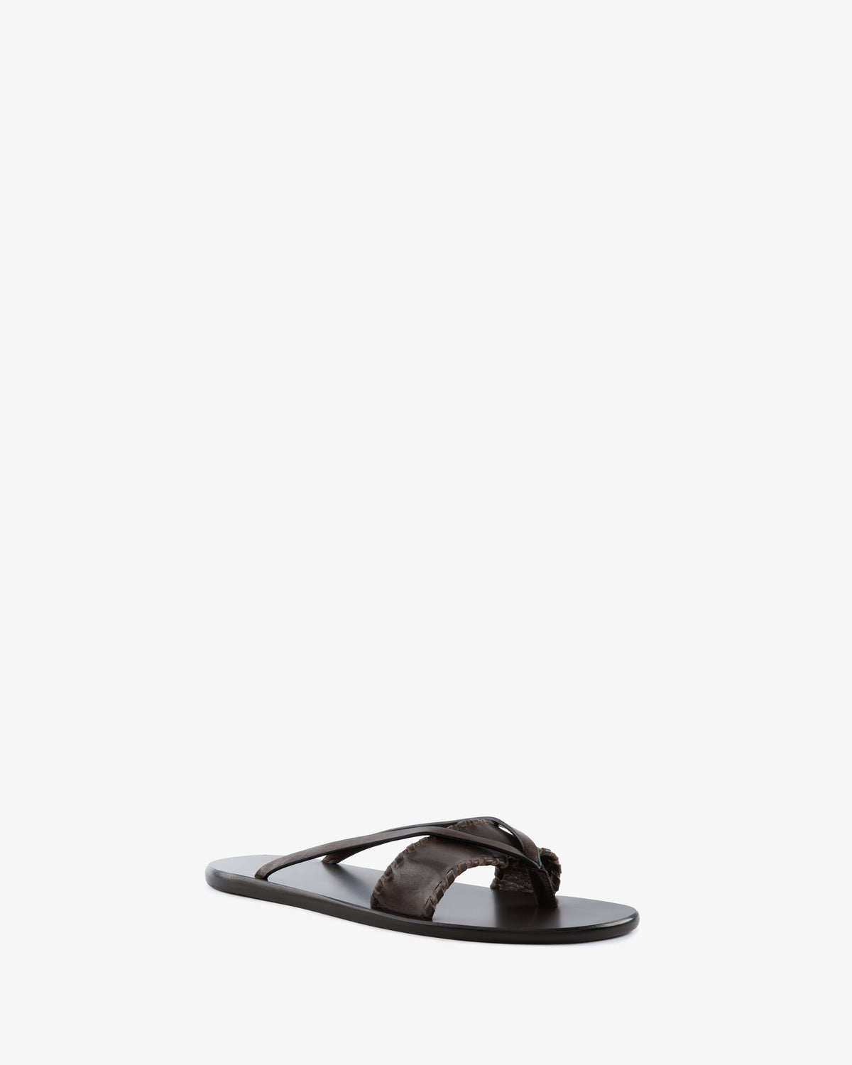 Helena Flat Mocha Leather