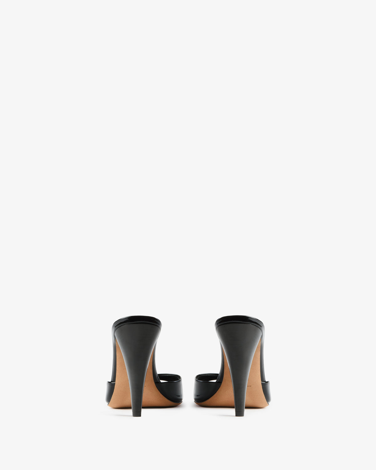 Hew Mule Black Patent Leather