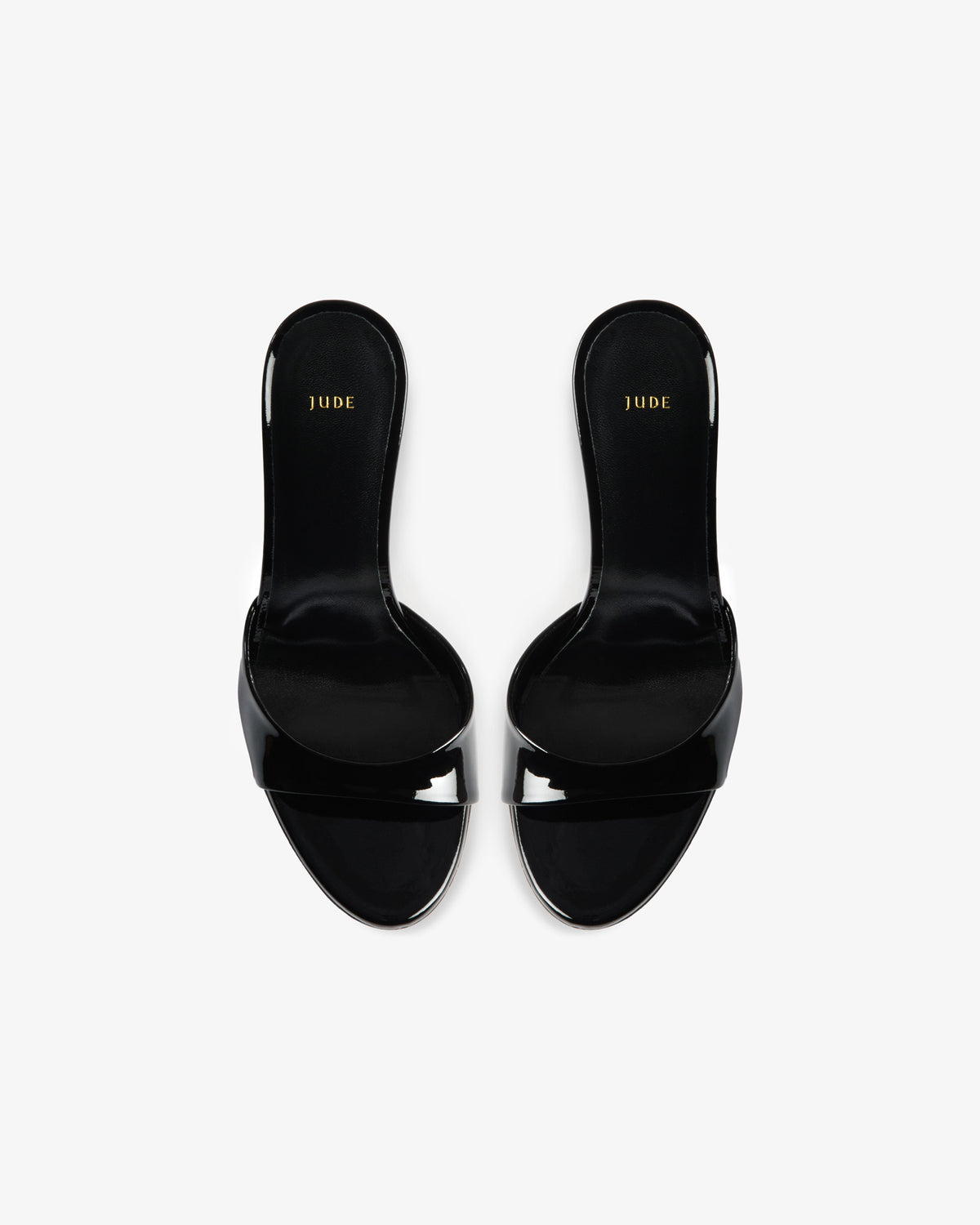 Hew Mule Black Patent Leather